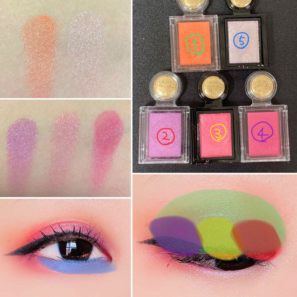 シャドーカスタマイズ/MAJOLICA MAJORCA/単色アイシャドウを使ったクチコミ（3枚目）