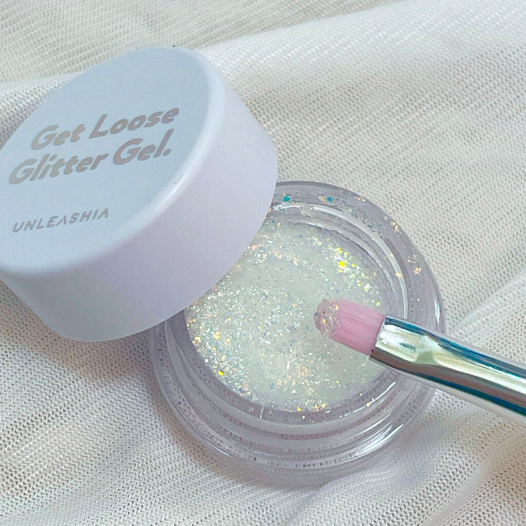 ゲットルーズグリッタージェル/unleashia/グリッターを使ったクチコミ(5枚目)