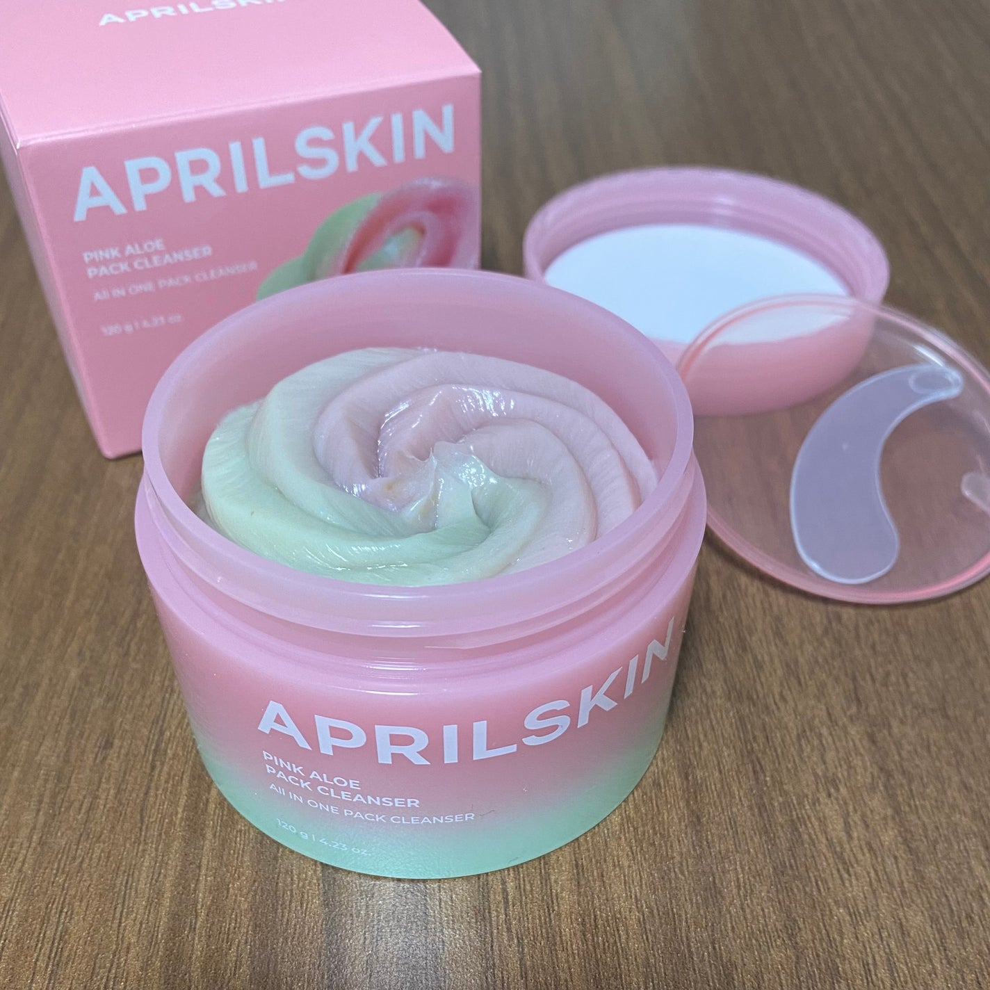 ピンクアロエメレンゲクレンザー/APRILSKIN/その他洗顔料を使ったクチコミ(5枚目)