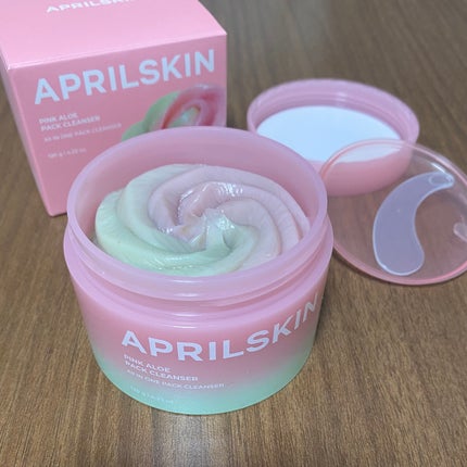 ピンクアロエメレンゲクレンザー/APRILSKIN/その他洗顔料を使ったクチコミ(5枚目)