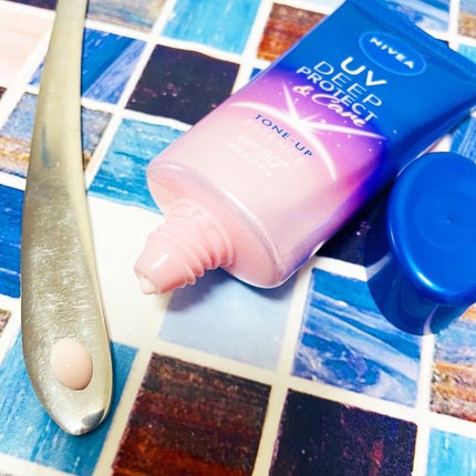 ニベアUV ディープ プロテクト&ケア トーンアップ エッセンス/ニベア/日焼け止めローションを使ったクチコミ(1枚目)