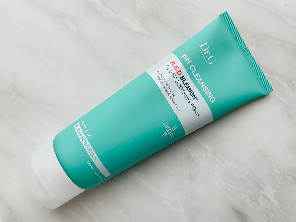 弱酸性レッドブレミッシュクリアスージングフォーム/Dr.G/洗顔フォームを使ったクチコミ(1枚目)