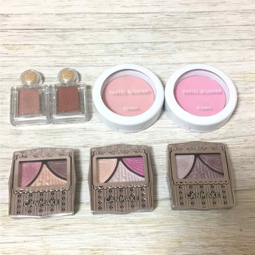 ジューシーピュアアイズ/キャンメイク/アイシャドウパレットを使ったクチコミ（1枚目）