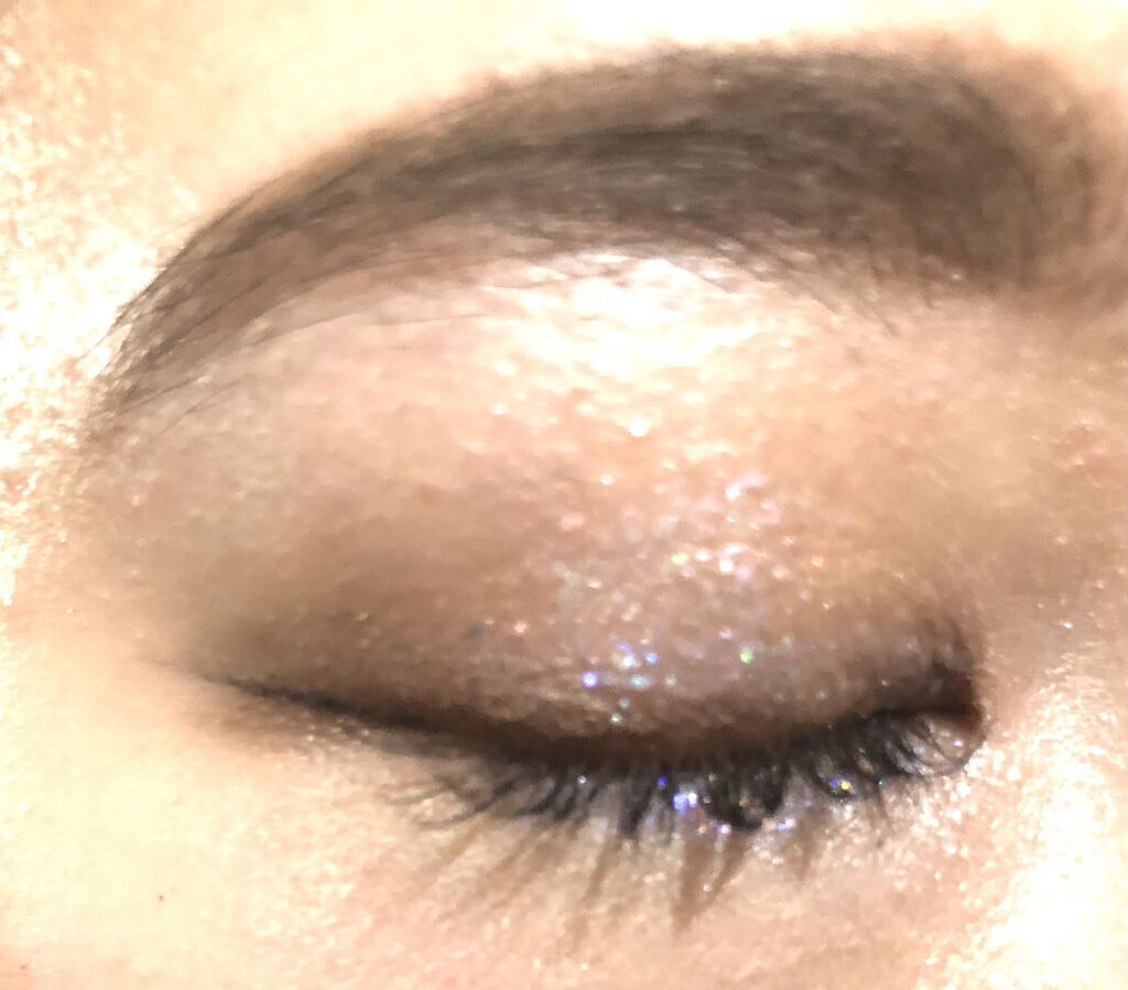 リキッド グリッター シャドウ/rom&nd/グリッターを使ったクチコミ（3枚目）