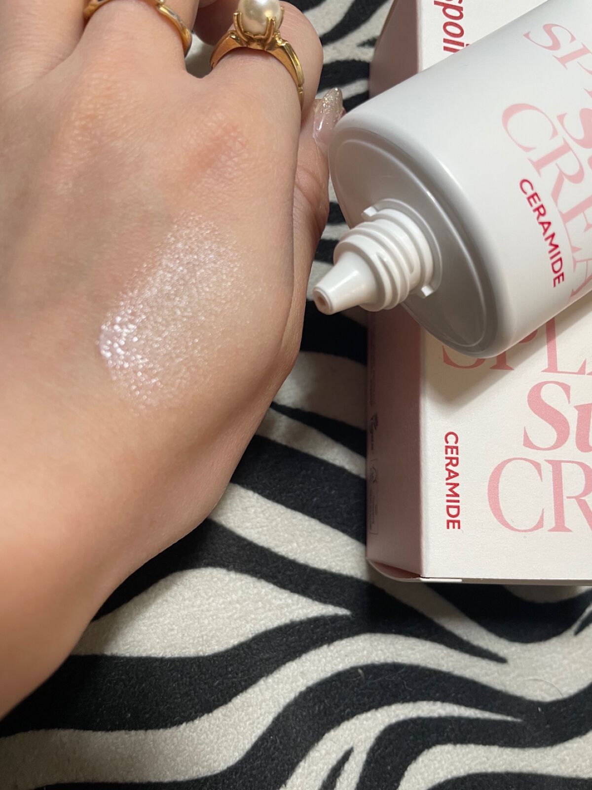 ウォータースプラッシュサンクリーム セラミド/espoir/日焼け止めクリームを使ったクチコミ(2枚目)