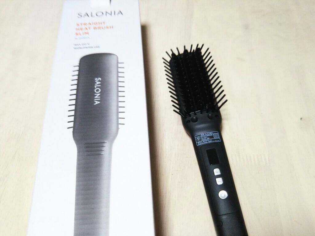 ストレートヒートブラシ スリム /SALONIA/ヒートブラシを使ったクチコミ(2枚目)