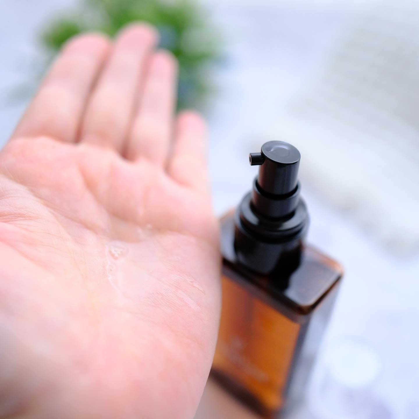 オーガニックヘアオイル フレッシュティーの香り/ハーバルリーフ/ヘアオイルを使ったクチコミ（3枚目）