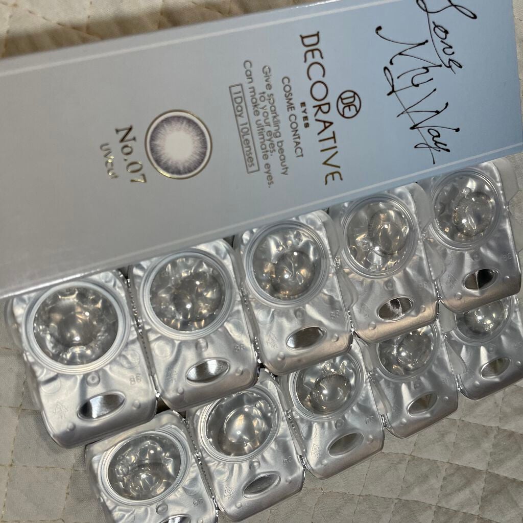 デコラティブアイズ ヴェール/Decorative Eyes/カラーコンタクトレンズを使ったクチコミ(4枚目)