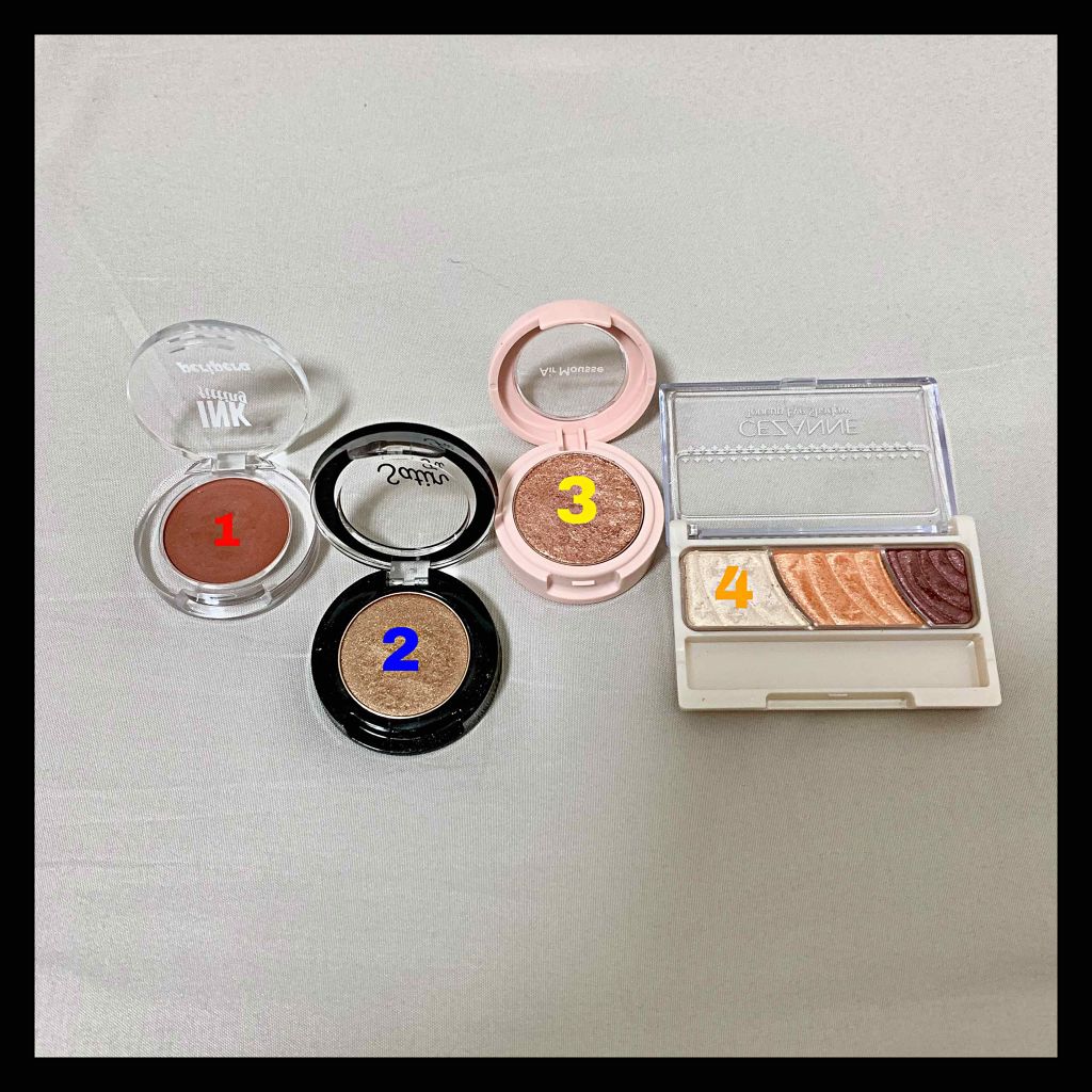 トーンアップアイシャドウ/CEZANNE/アイシャドウパレットを使ったクチコミ（3枚目）