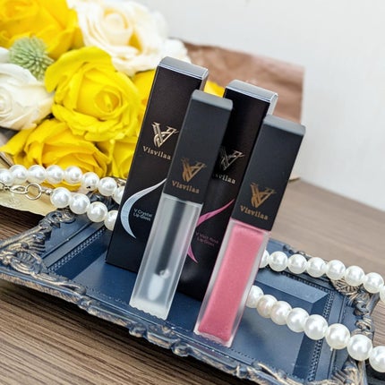 Vヴィヴィットロゼ リップグロス/Visvilaa/リップグロスを使ったクチコミ(1枚目)