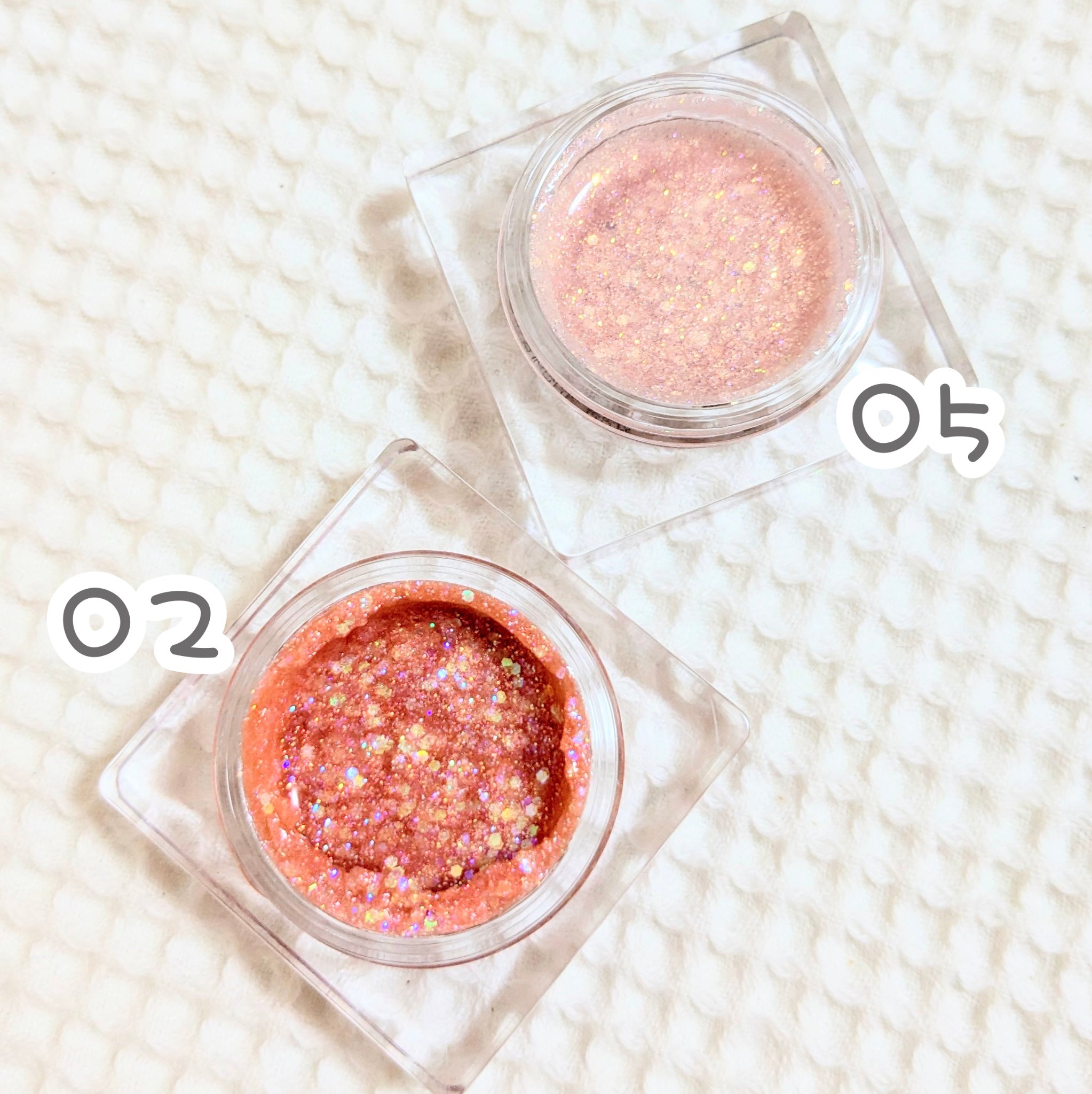 グリッタージェル  02 グラッシーラブ/Glint/グリッターを使ったクチコミ（2枚目）