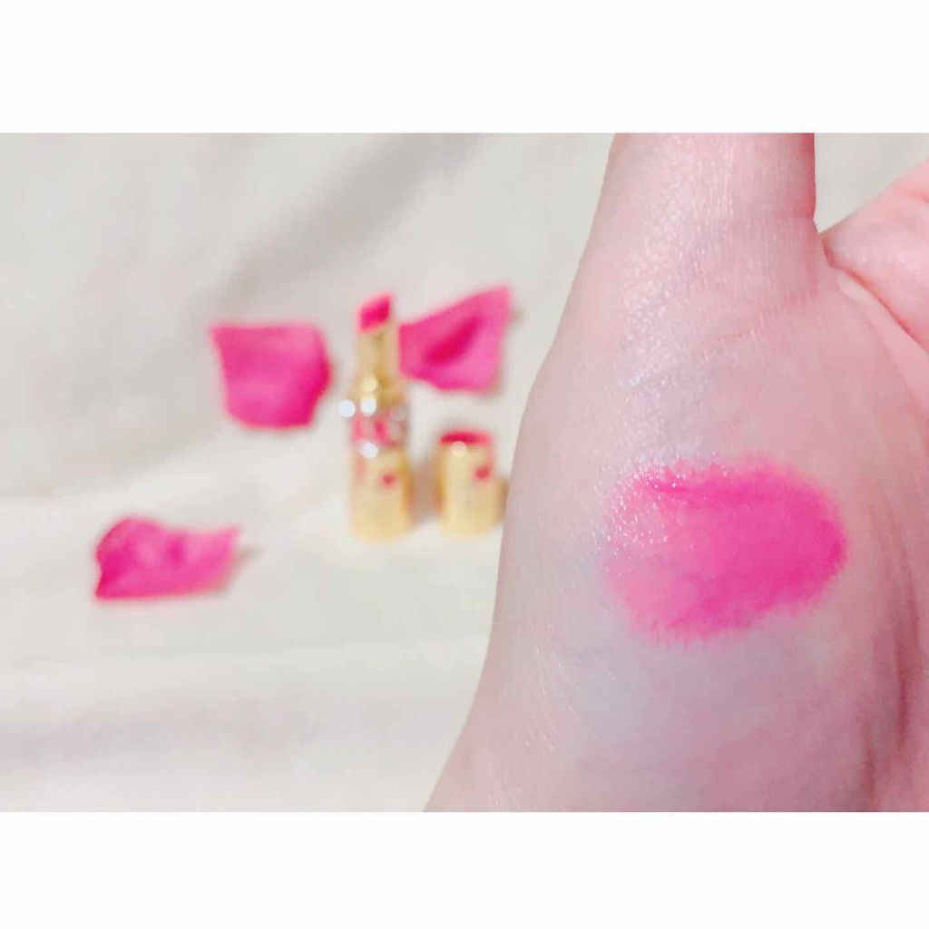 ルージュ ヴォリュプテ シャイン/YVES SAINT LAURENT BEAUTE/口紅を使ったクチコミ(2枚目)