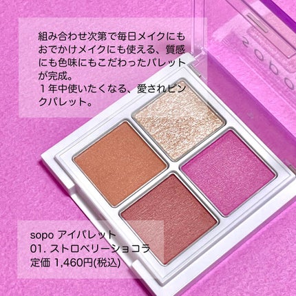 アイパレット/sopo/アイシャドウパレットを使ったクチコミ(6枚目)