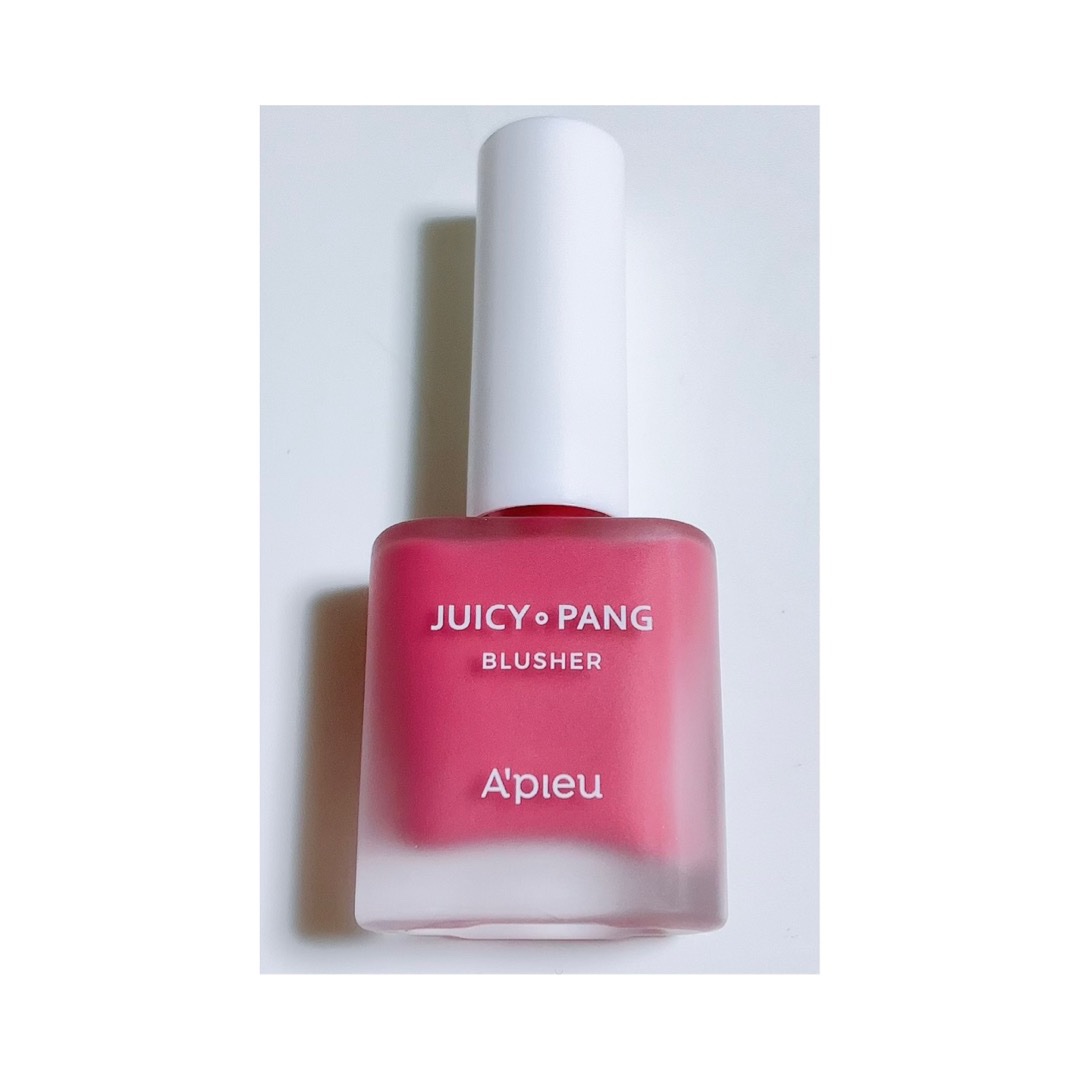 ジューシー パン ウォーター ブラッシャー PK02 RASPBERRY/A’pieu/リキッドチークを使ったクチコミ（2枚目）