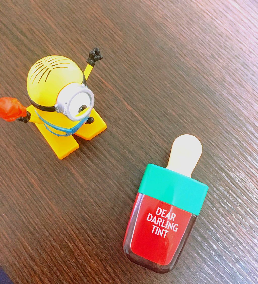 ディアダーリン ウォータージェルティント （アイスティント）/ETUDE/口紅を使ったクチコミ（1枚目）