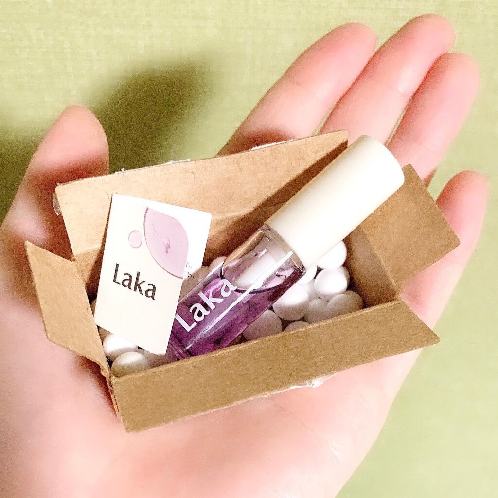 スーパーミニオイルリップ/Laka/リップケアを使ったクチコミ(1枚目)