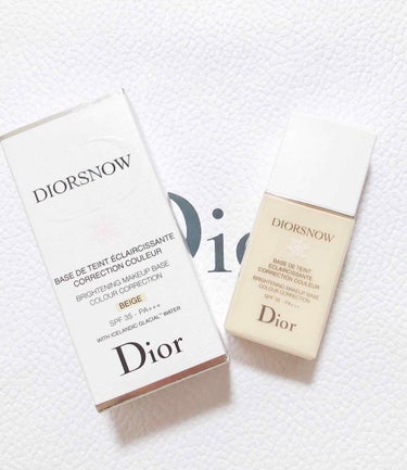 スノー メイクアップ ベース UV35 SPF35／PA+++/Dior/化粧下地を使ったクチコミ（1枚目）