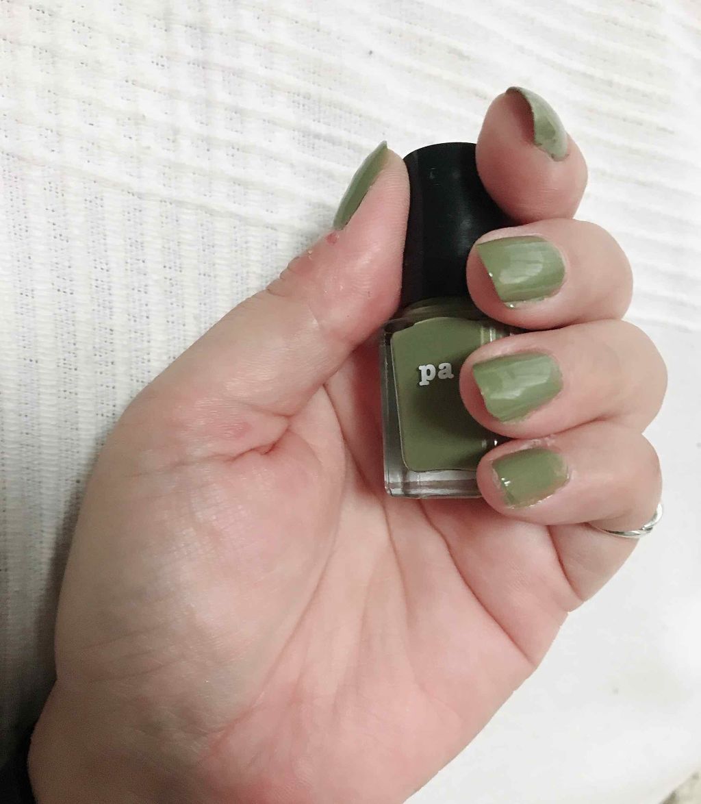 Pa ネイルカラー Pa Nail Collectiveの口コミ 今日のネイル カーキメイクに合わせてpaの By Keicosme 普通肌 Lips