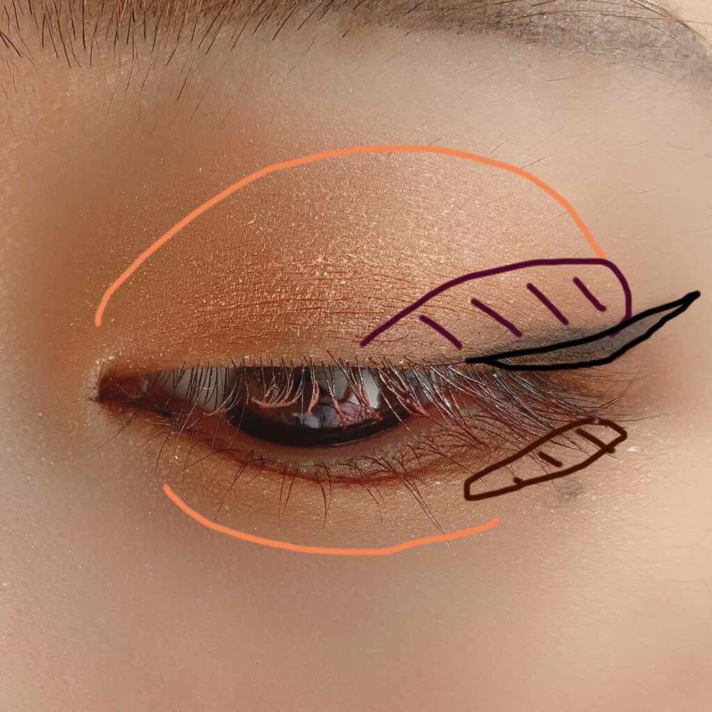 UR GLAM BLOOMING EYE COLOR PALETTE/U R GLAM/アイシャドウパレットを使ったクチコミ(3枚目)