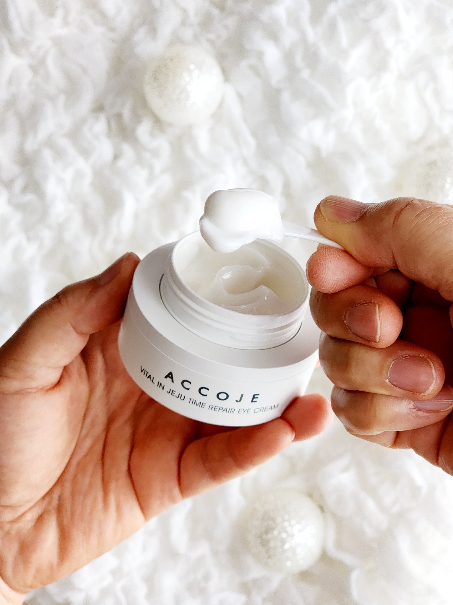 バイタル イン ジェジュ タイム リペア アイクリーム/ACCOJE/アイケア・アイクリームを使ったクチコミ（3枚目）