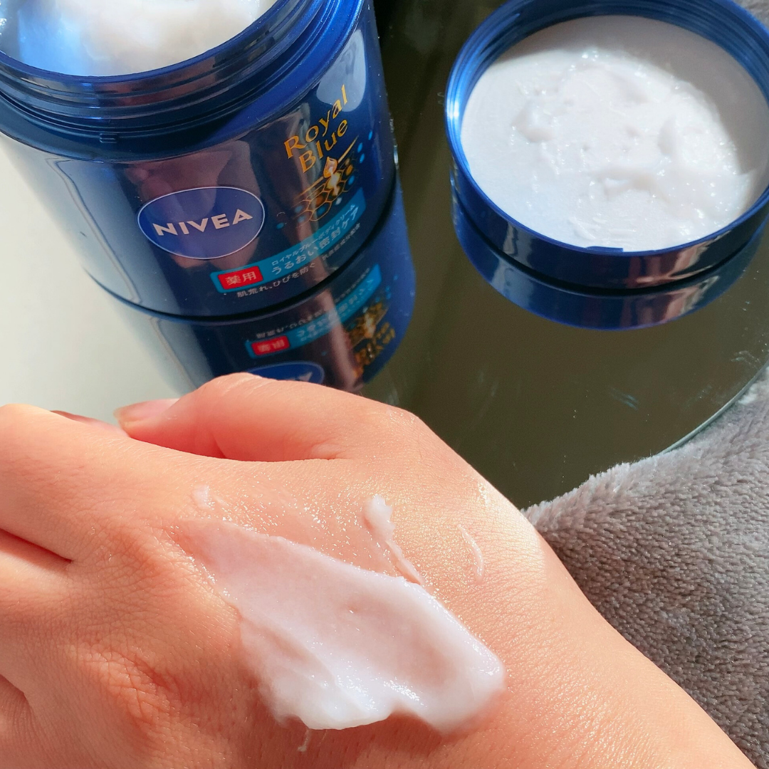 ニベア ロイヤルブルーボディクリーム うるおい密封ケア/ニベア/ボディクリームを使ったクチコミ(5枚目)
