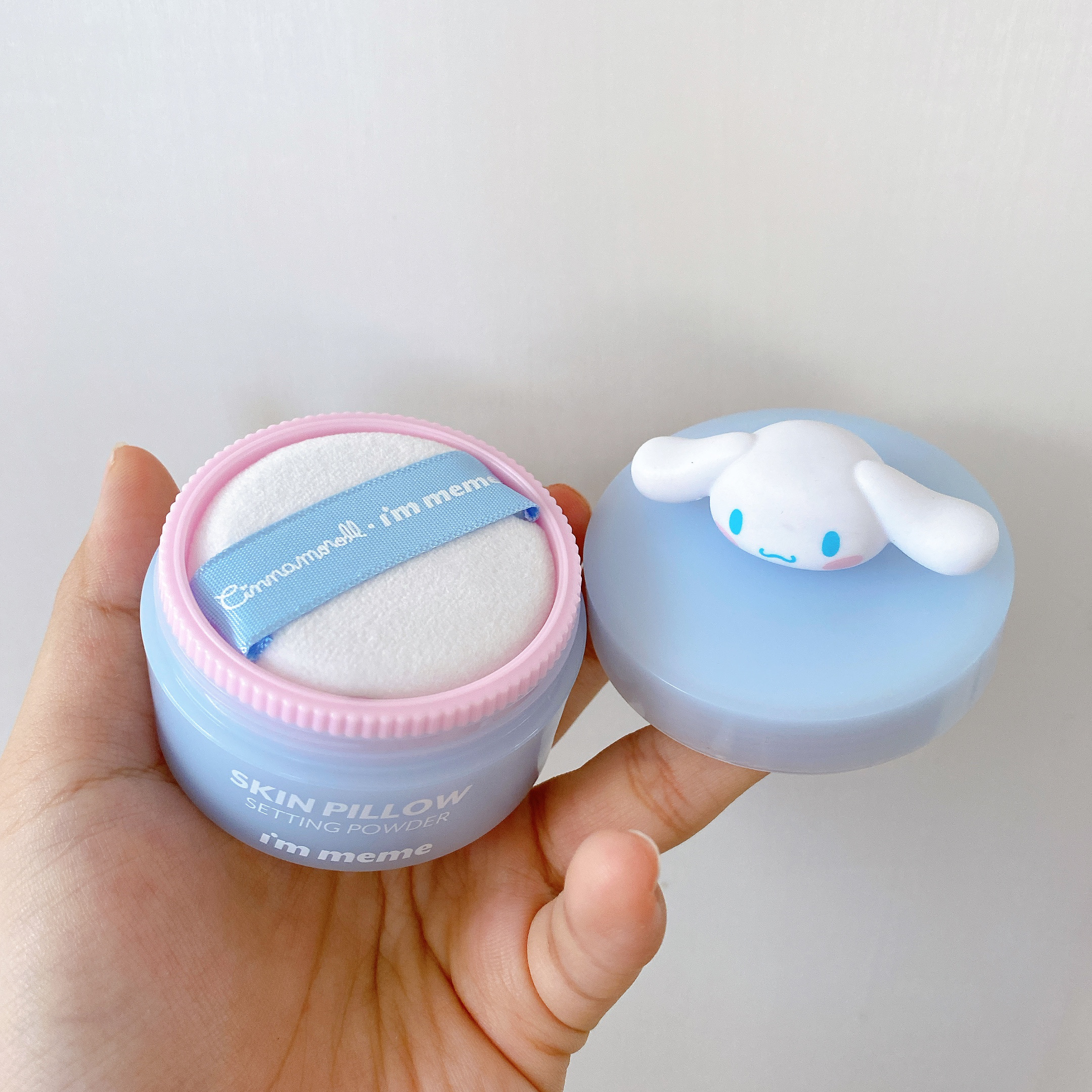 スキンピローセッティングパウダー/i’m meme/ルースパウダーを使ったクチコミ（3枚目）