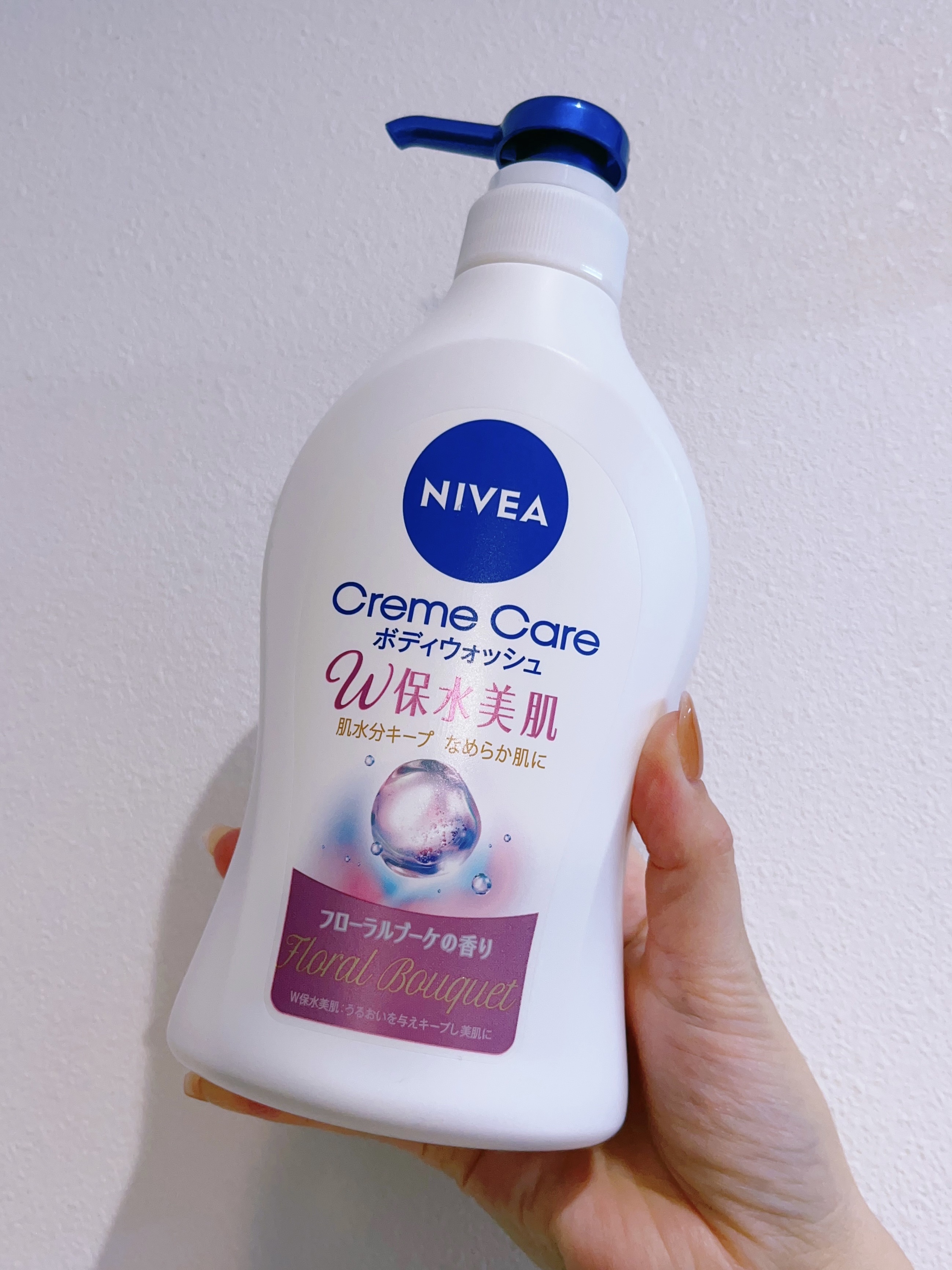 クリームケア ボディウォッシュ W保水美肌 フローラルブーケの香り/ニベア/ボディソープを使ったクチコミ（2枚目）