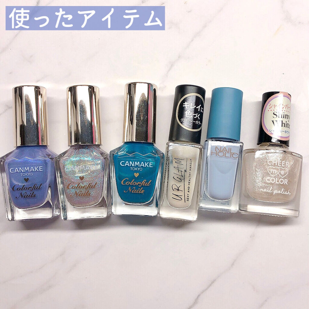 ネイルホリック リミテッドカラー Spring Denim BL965/ネイルホリック/マニキュアを使ったクチコミ（2枚目）