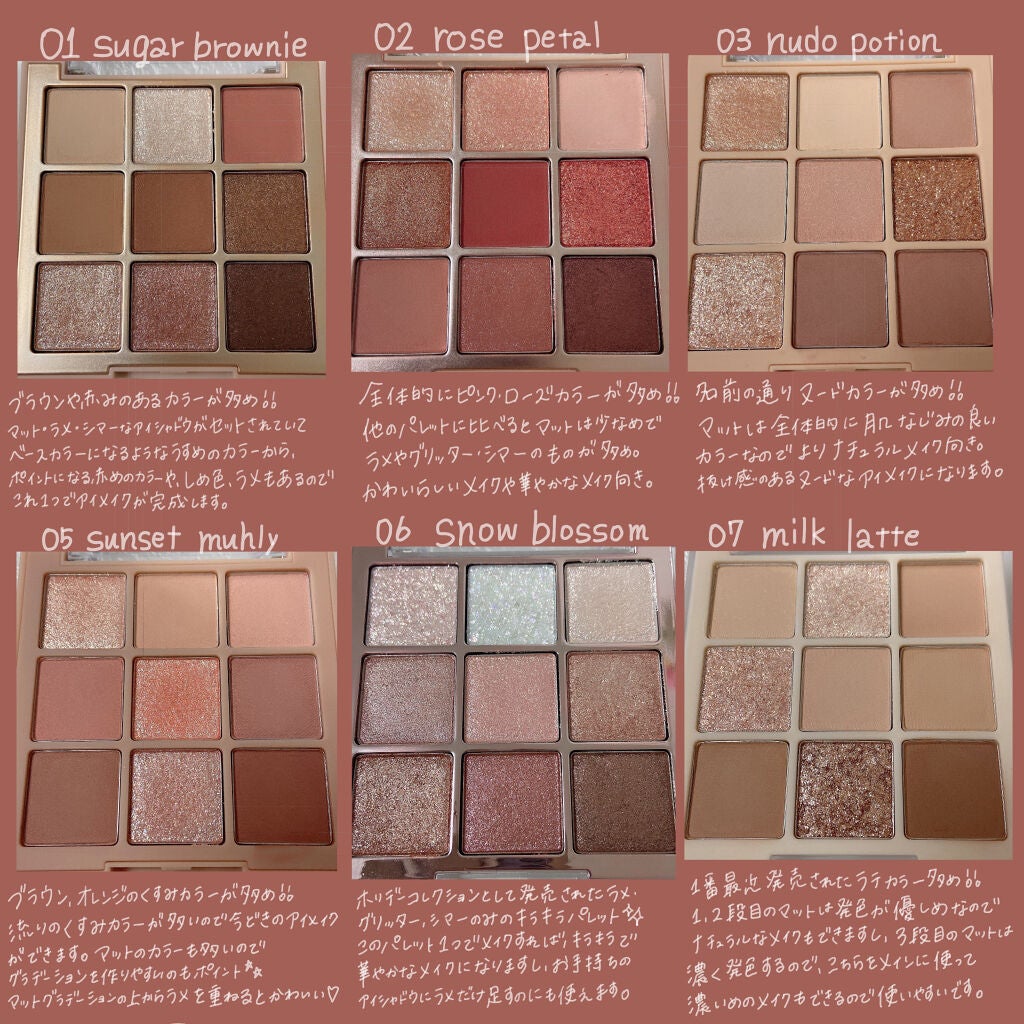 シャドウパレット/dasique/アイシャドウパレットを使ったクチコミ(2枚目)