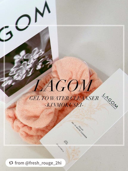 ラゴム ジェルトゥウォーター クレンザー(朝用洗顔)/LAGOM /その他洗顔料を使ったクチコミ(1枚目)