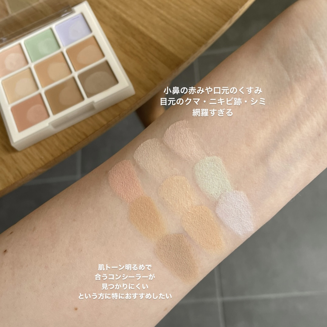 プロコンシーラーパレット/dasique/パレットコンシーラーを使ったクチコミ（3枚目）