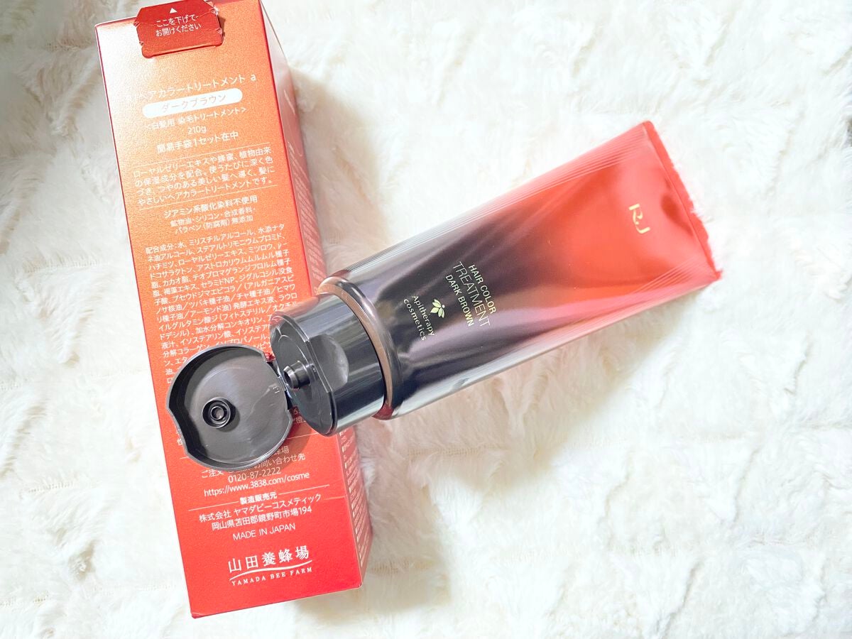 RJヘアカラートリートメント/アピセラピーコスメティクス/洗い流すヘアトリートメントを使ったクチコミ(1枚目)