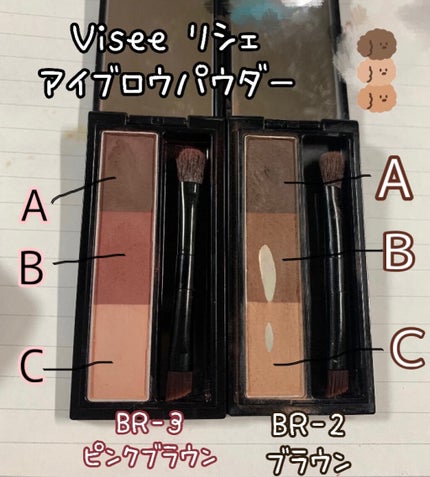 ヴィセ リシェ アイブロウパウダー/Visée/パウダーアイブロウを使ったクチコミ(1枚目)