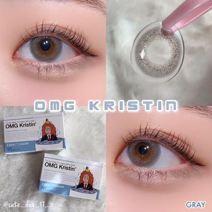 OMG kristin/Hapa kristin/カラーコンタクトレンズを使ったクチコミ(1枚目)