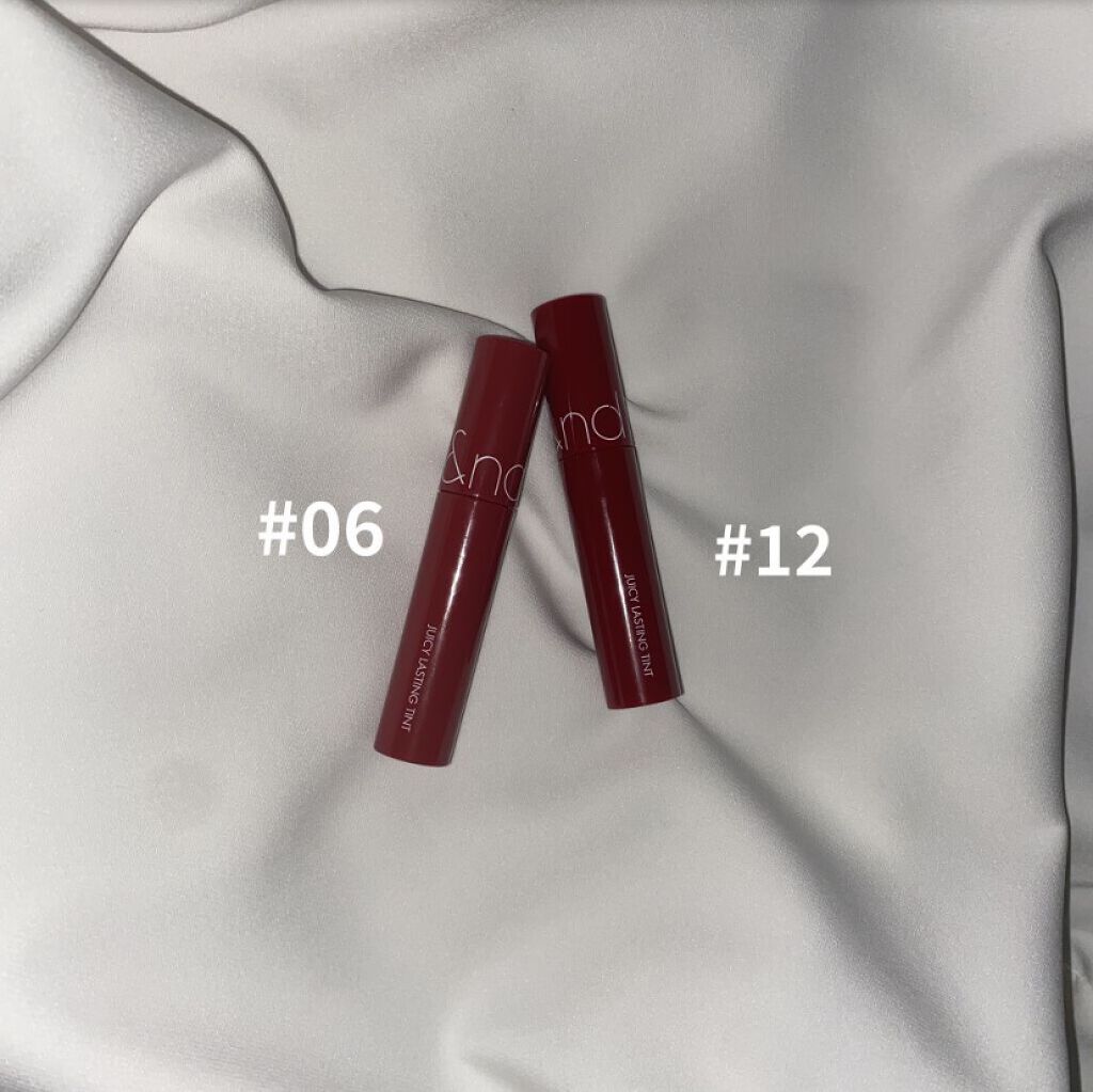 ジューシーラスティングティント/rom&nd/リップティントを使ったクチコミ（2枚目）