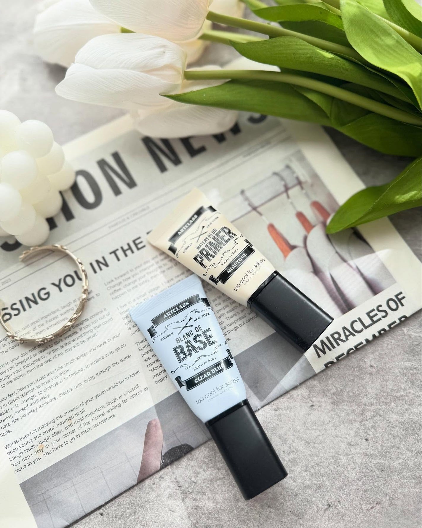 しっとり&なめらかウォータリーブラープライマー/too cool for school/化粧下地を使ったクチコミ(5枚目)