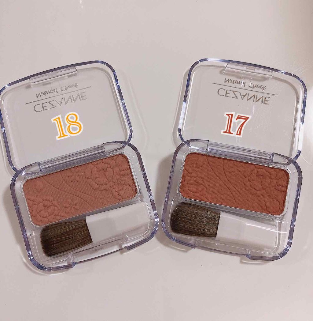 ナチュラル チークN/CEZANNE/パウダーチークを使ったクチコミ(2枚目)