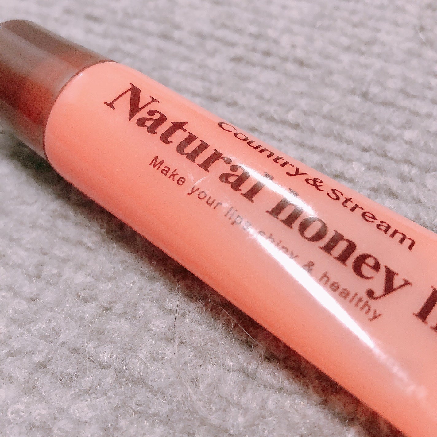 ハニーフルリップ もも色ボリューム/カントリー&ストリーム/リップ美容液を使ったクチコミ(1枚目)