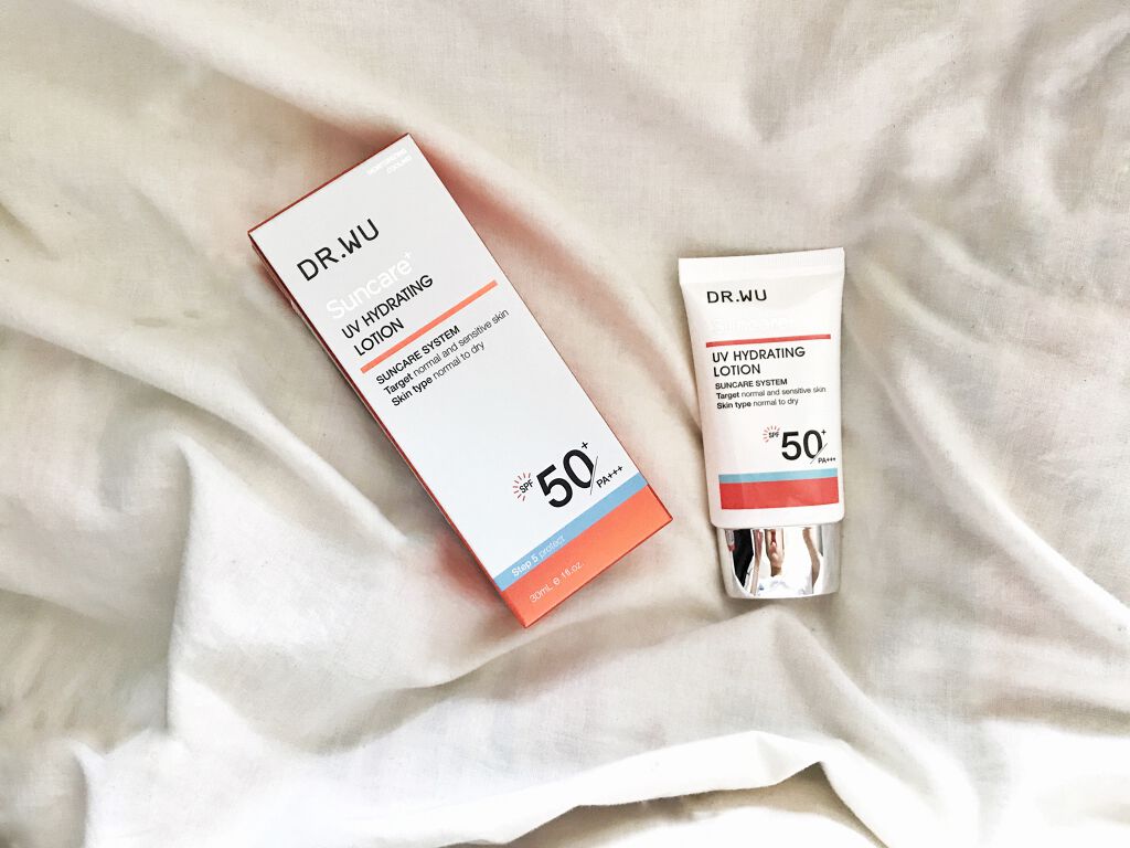 サンスクリーン+ モイスト日焼け止め<日焼け止め>/DR.WU/日焼け止めクリームを使ったクチコミ(1枚目)