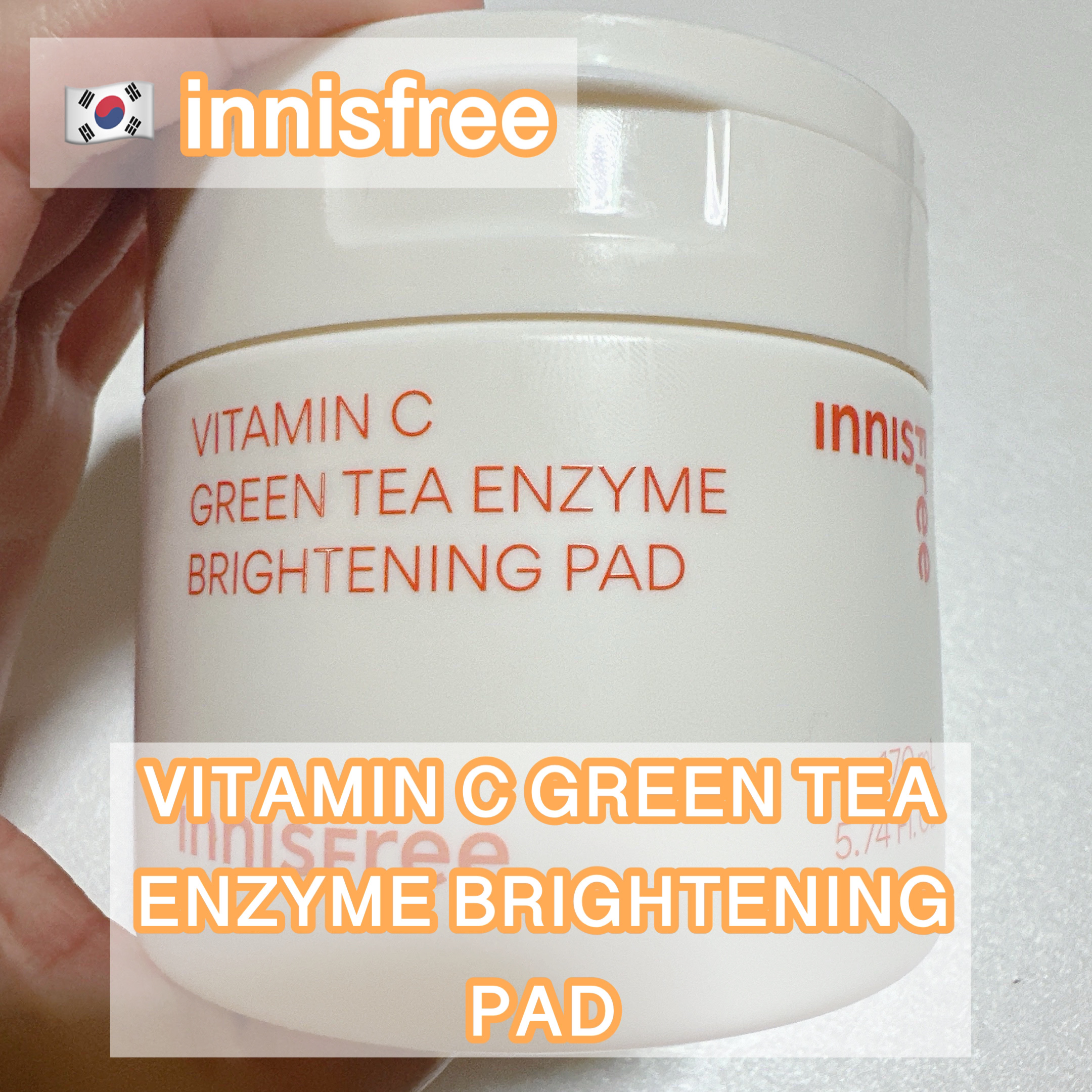 ビタC グリーンティーエンザイム ブライト パッド/innisfree/トナーパッドを使ったクチコミ（1枚目）