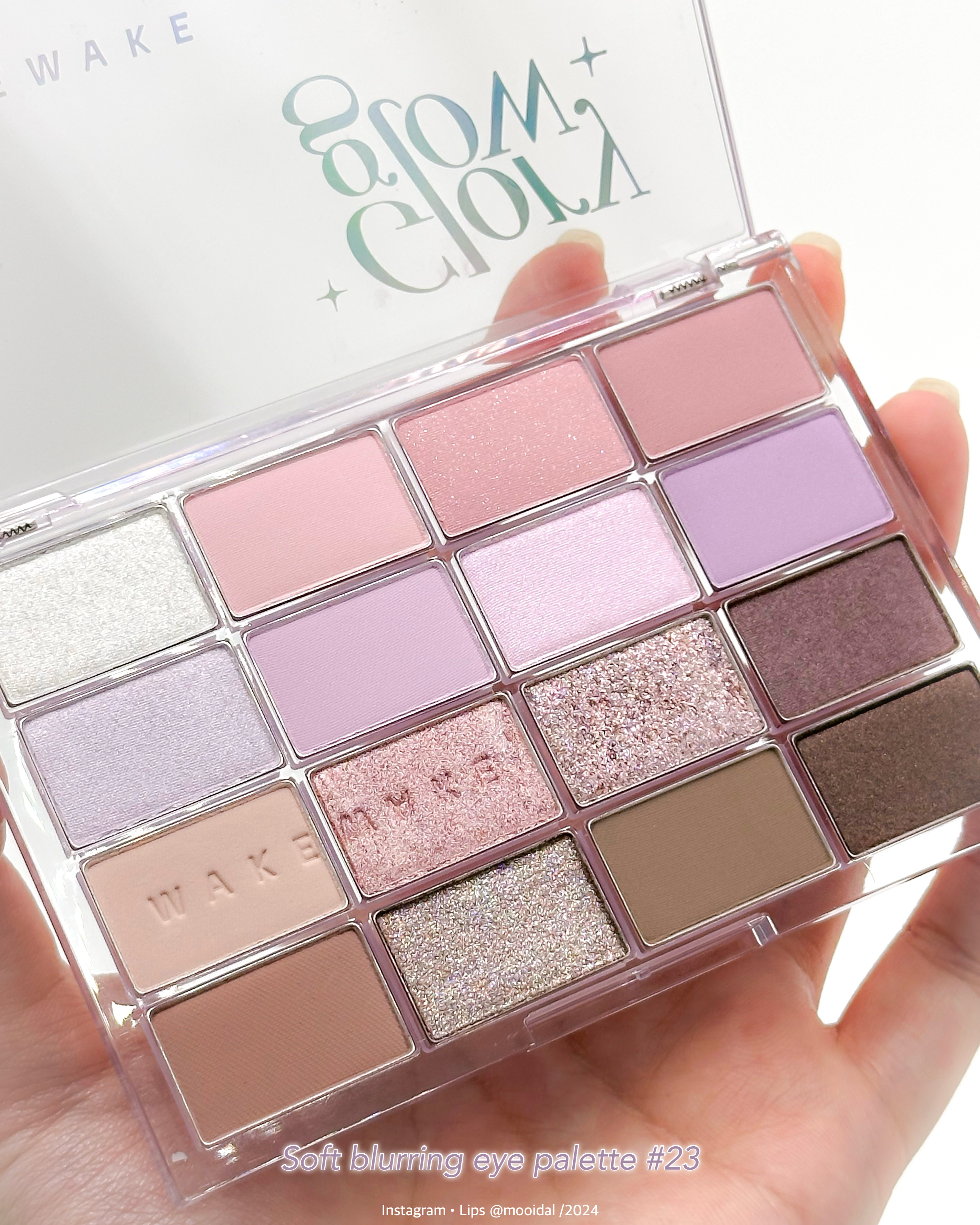 ソフトブラーリングアイパレット/wakemake/アイシャドウパレットを使ったクチコミ（3枚目）