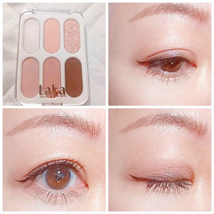 フォーエバー6アイパレット/Laka/アイシャドウパレットを使ったクチコミ(3枚目)