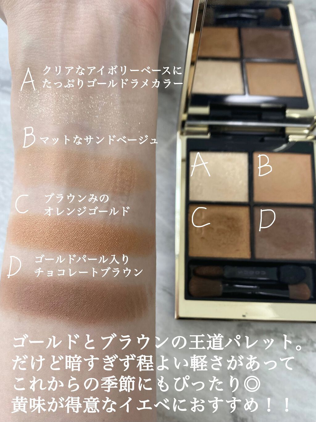 シグニチャー カラー アイズ/SUQQU/アイシャドウパレットを使ったクチコミ（2枚目）