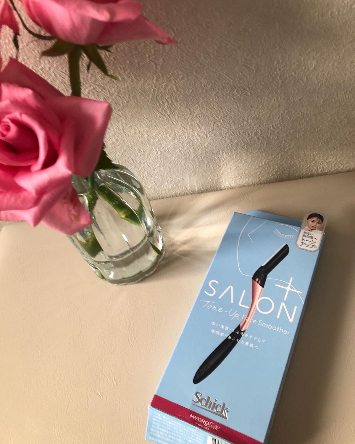 サロンプラス トーンアップ フェイススムーサー ホルダー（刃付き）/サロンプラス/シェーバーを使ったクチコミ（2枚目）