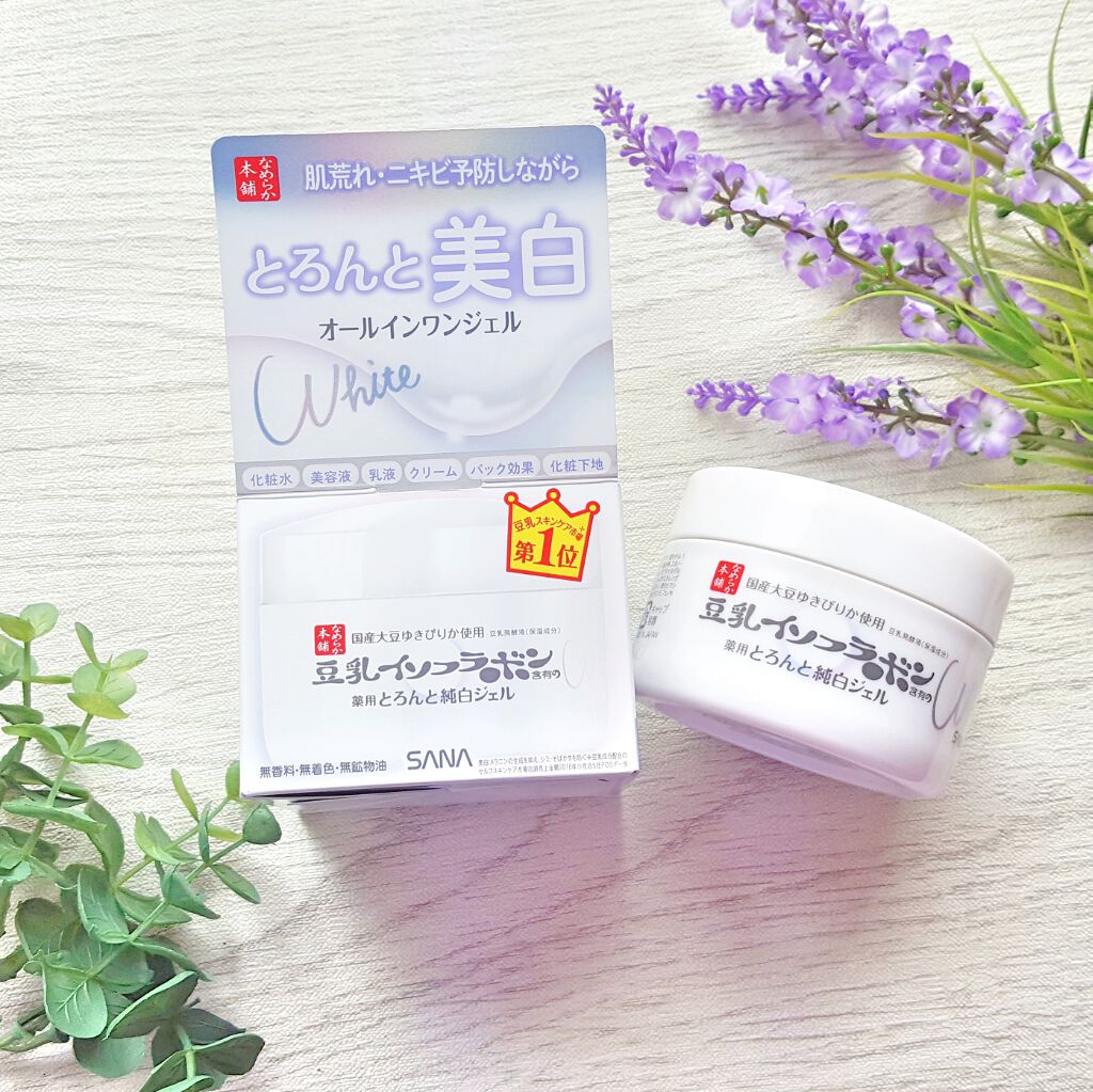 とろんと濃ジェル 薬用美白 N/なめらか本舗/オールインワン化粧品を使ったクチコミ（1枚目）