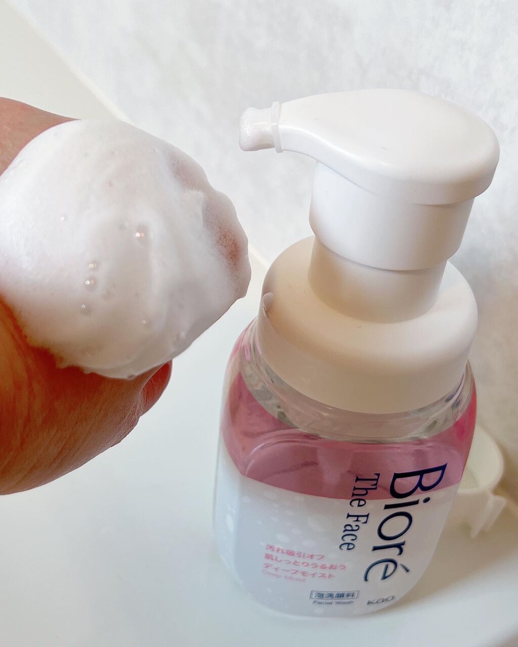 ビオレ ザフェイス 泡洗顔料 ディープモイスト/ビオレ/泡洗顔を使ったクチコミ(3枚目)