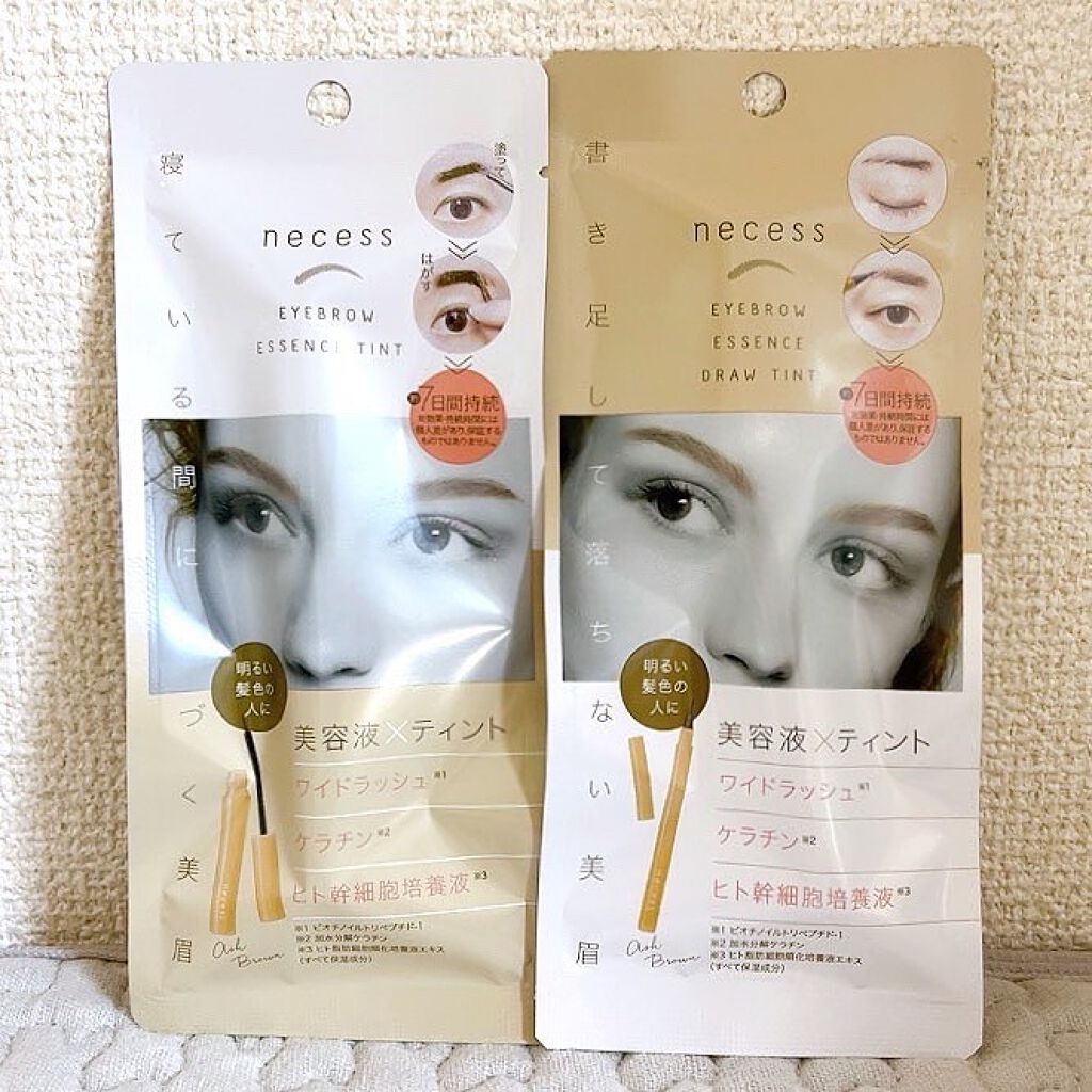 necess まゆ美容液ティント/コジット/眉ティントを使ったクチコミ(1枚目)