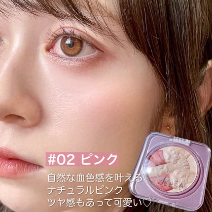 キャットハイライティングブラッシュ/ZEESEA/パウダーハイライトを使ったクチコミ(7枚目)