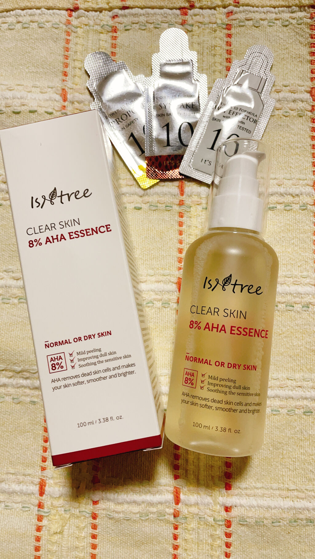 クリアスキン 8% AHAエッセンス/Isntree/美容液を使ったクチコミ（1枚目）