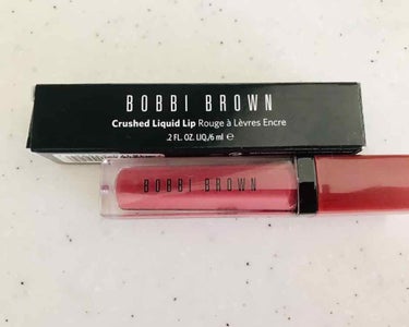 クラッシュド リキッド リップ 12 ギブアフィグ/BOBBI BROWN/口紅を使ったクチコミ（1枚目）